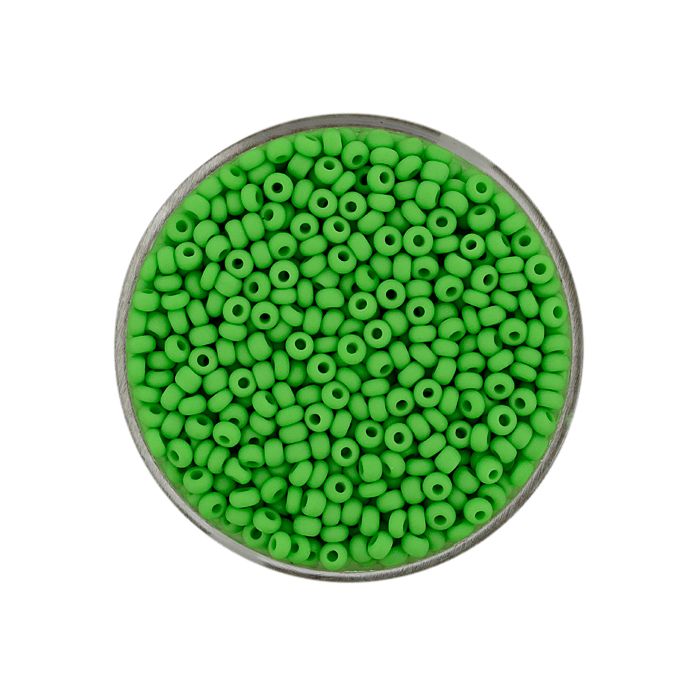 Rocailles grün matt 2,6 mm 17 gr 9381-4 4016490081616  