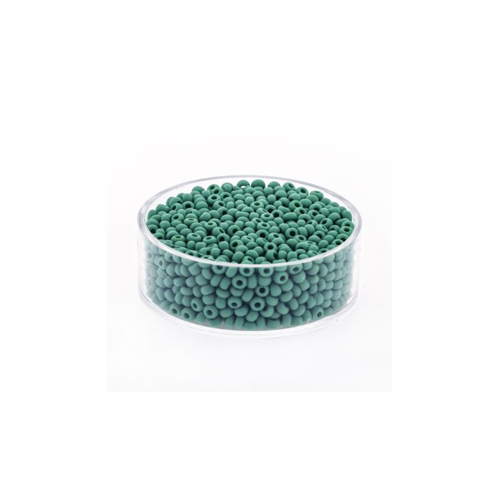 Rocailles dunkelgrün matt 2,6 mm 9382-4 4016490085249  