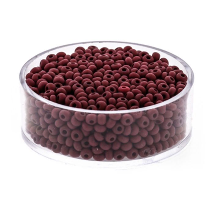 Rocailles rot matt 2,6 mm, Bild 1 von 3