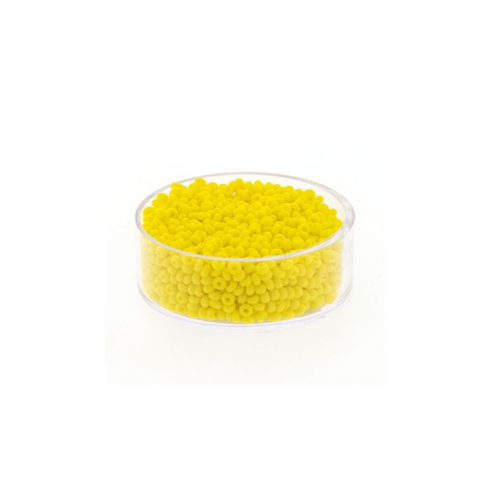 Rocailles gelb matt 2,6 mm 17 gr 9384-4 4016490081586  