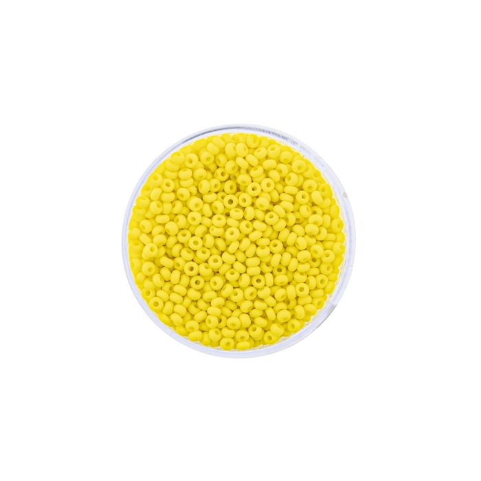 Rocailles gelb matt 2,6 mm 17 gr 9384-4 4016490081586  