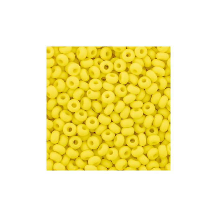 Rocailles gelb matt 2,6 mm 17 gr 9384-4 4016490081586  