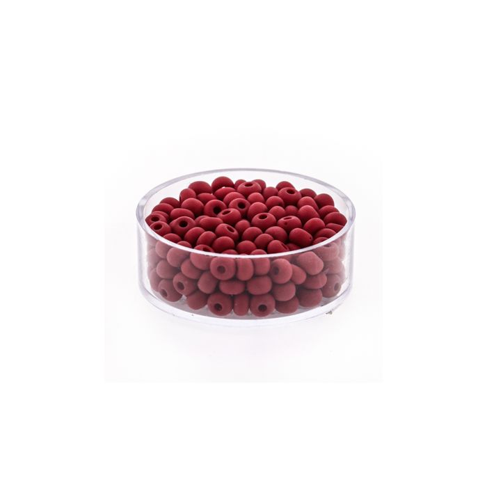 Rocailles rot matt 4,5 mm 17 gr 9387-054 4016490160779  
