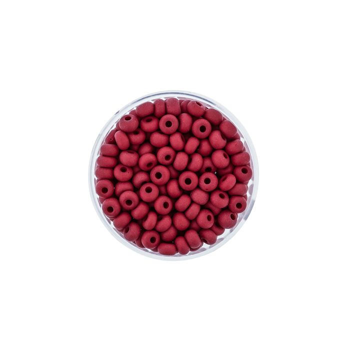 Rocailles rot matt 4,5 mm 17 gr 9387-054 4016490160779  