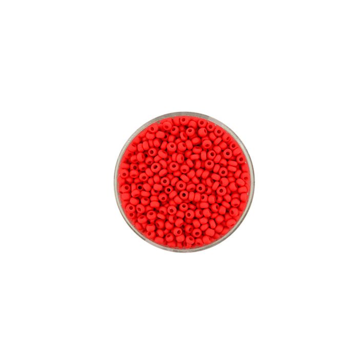 Rocailles rot matt 2,6 mm 9387-4 4016490253341  