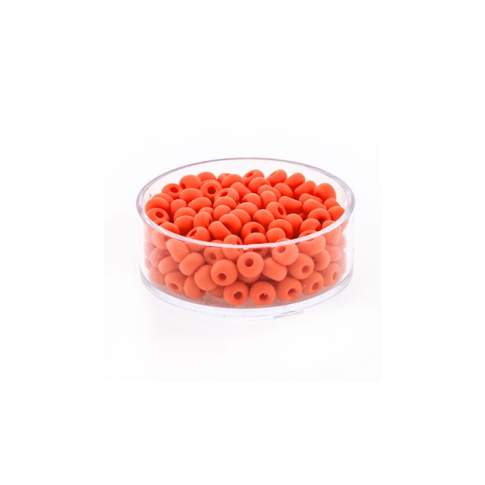Rocailles dunkelorange matt 4,5 mm 9388-054 4016490163305  