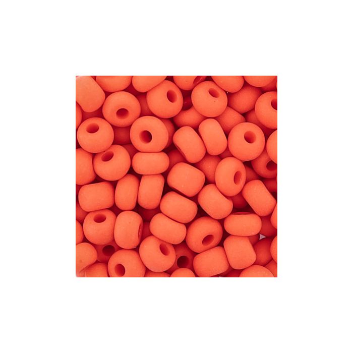 Rocailles dunkelorange matt 4,5 mm 9388-054 4016490163305  