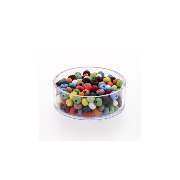 Rocailles Mix matt 4,5 mm 17 gr 9394-054 4016490163350  