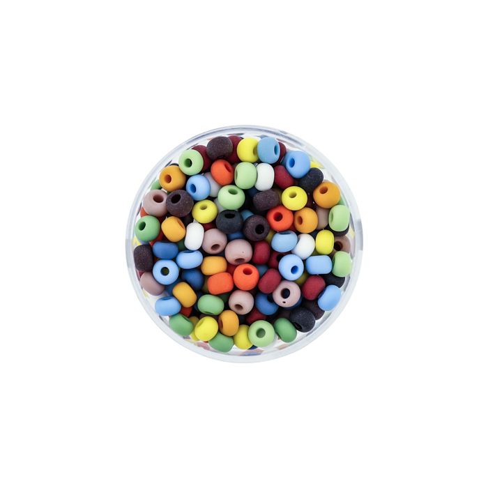 Rocailles Mix matt 4,5 mm 17 gr 9394-054 4016490163350  