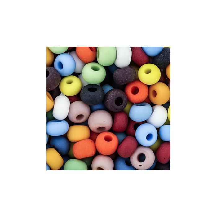 Rocailles Mix matt 4,5 mm 17 gr 9394-054 4016490163350  