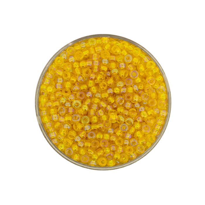 Rocailles Rainbow gelb 2,6 mm 17 gr 9401-4 4016490081906  