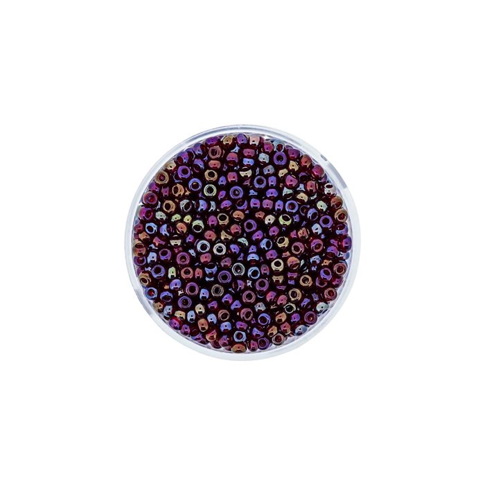 Rocailles Rainbow rot 2,6 mm 17 gr 9403-4 4016490081937  