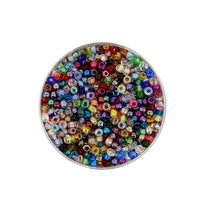 Rocailles Rainbow Mix 2,6 mm 17 gr 9410-4 4016490081982  