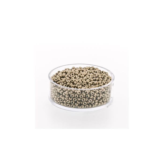 Rocailles goldfb. matt metallic 2,6 mm, Bild 1 von 3
