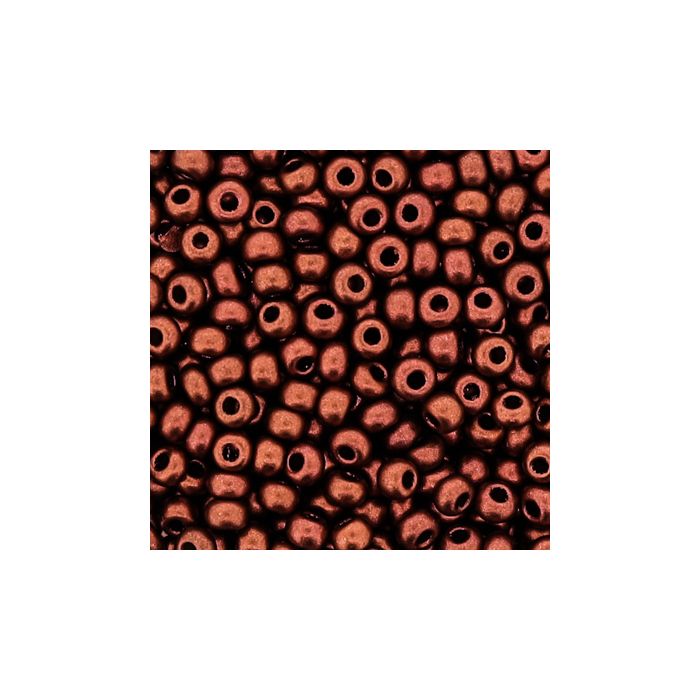 Rocailles bronze matt metallic 2,6 mm, Bild 3 von 3
