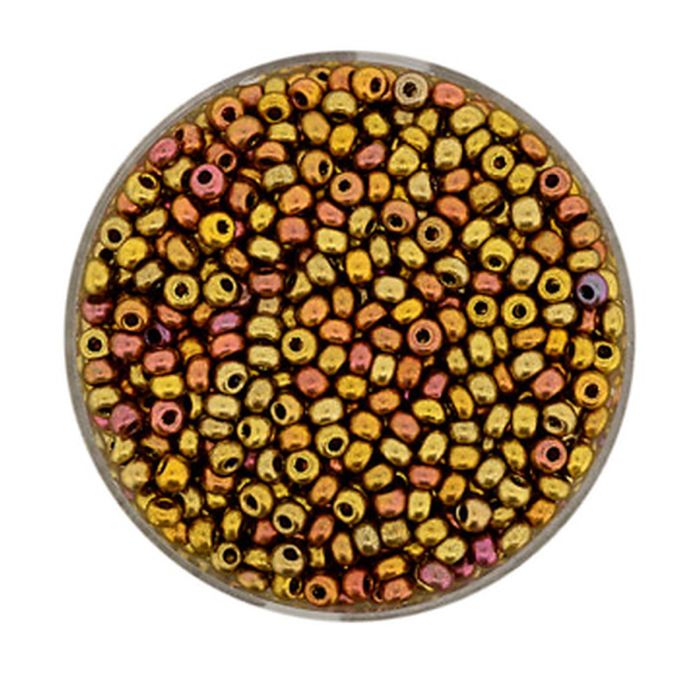Rocailles Mix matt metallic 2,6 mm