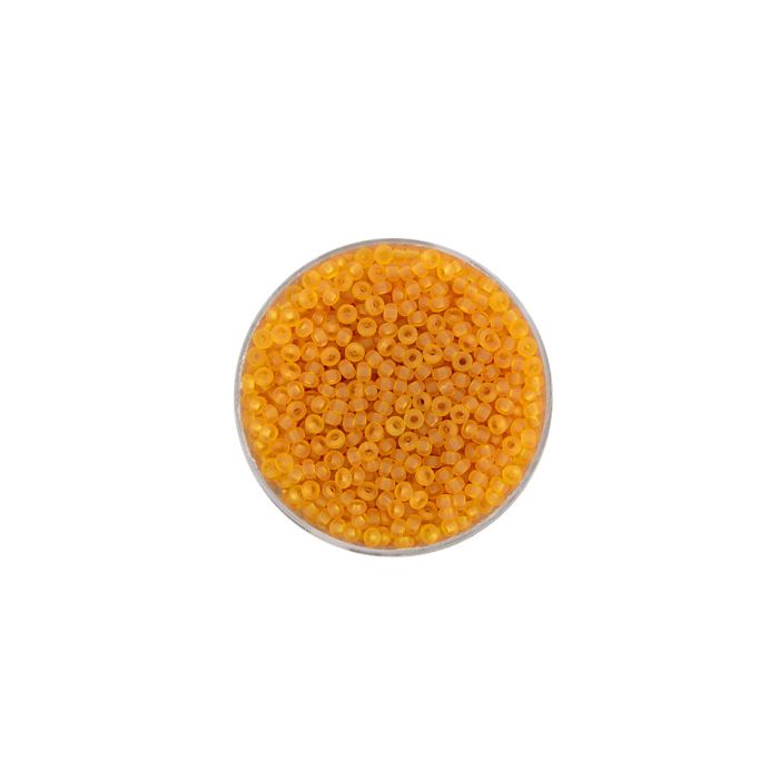 Rocailles maisgelb matt 2,6 mm 9455 4016490173458  