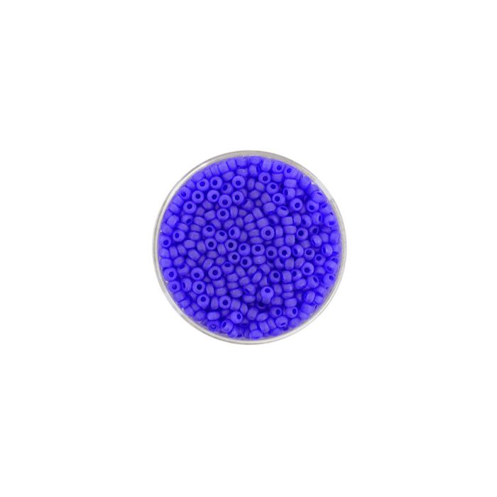Rocailles blau transparent matt 2,6 mm 9461-4 4016490063605  