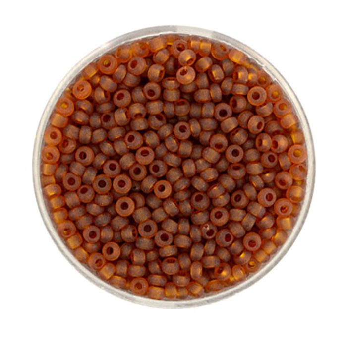 Rocailles topas transparent matt 2,6 mm