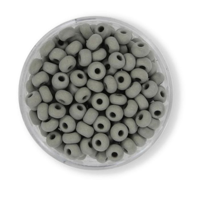 Rocailles grau matt 4,5 mm