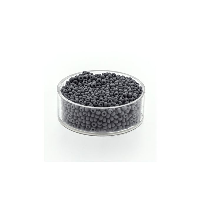 Rocailles grau matt 2,6 mm 9502-4 4016490081661  