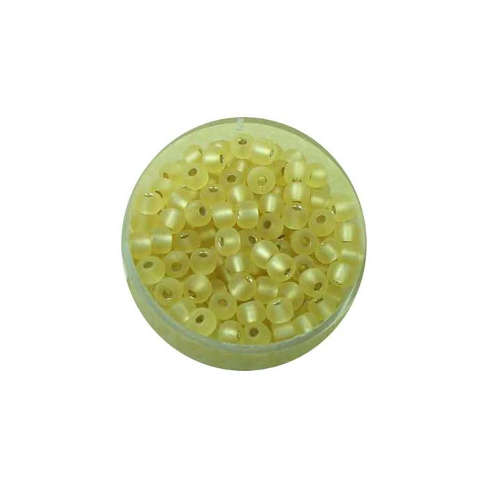Rocailles helltopas matt silbereinzug 4,5 mm 9551-05 4016490165514  