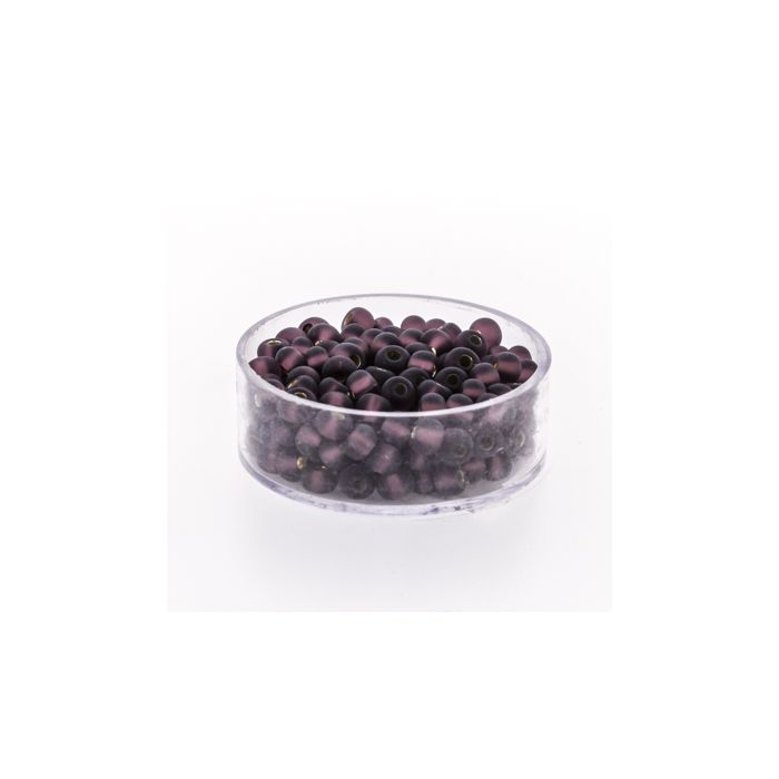 Rocailles amethyst matt silbereinzug 4,5 mm 9559-054 4016490164623  