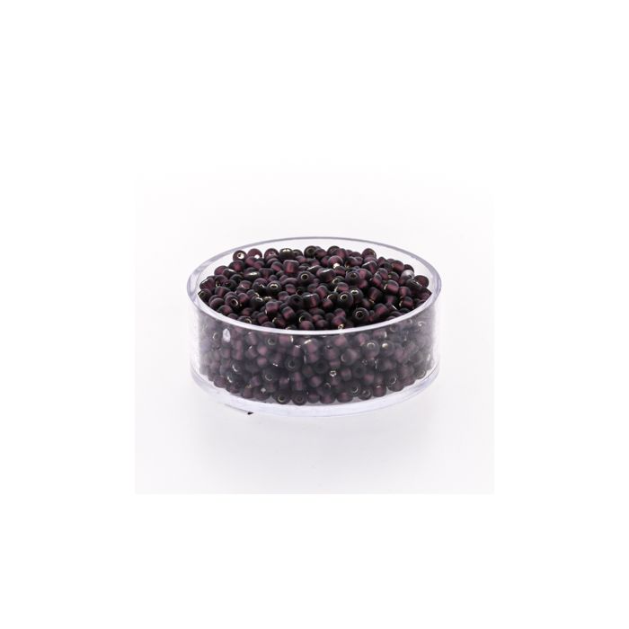 Rocailles amethyst matt silbereinzug 2,6 mm 9559-4 4016490266099  