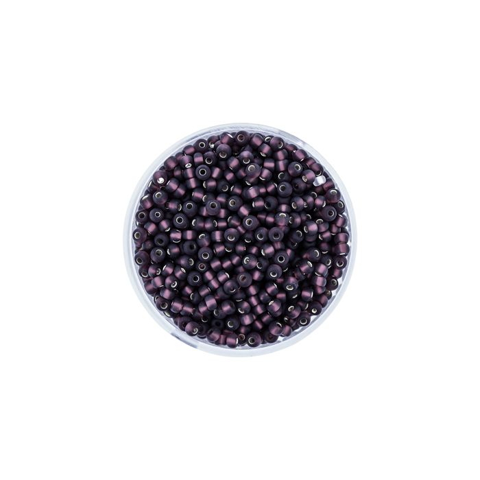 Rocailles amethyst matt silbereinzug 2,6 mm 9559-4 4016490266099  