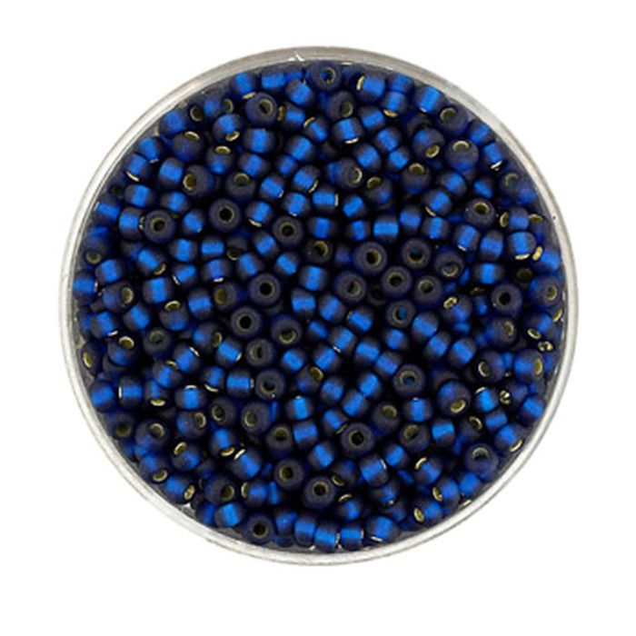 Rocailles montan matt silbereinzug 2,6 mm