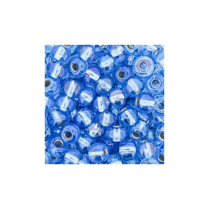 Rocailles hellblau AB silbereinzug 4,5 mm 9586-05 4016490289531  