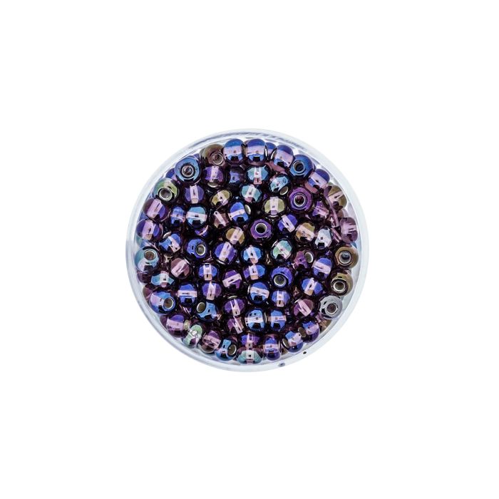 Rocailles amethyst AB silbereinzug 4,5 mm 9589-054 4016490274261  
