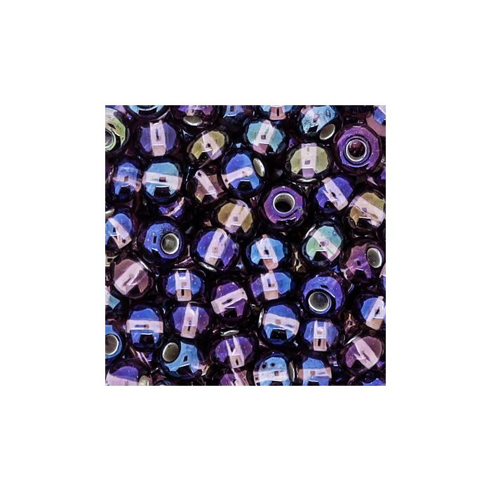 Rocailles amethyst AB silbereinzug 4,5 mm 9589-054 4016490274261  