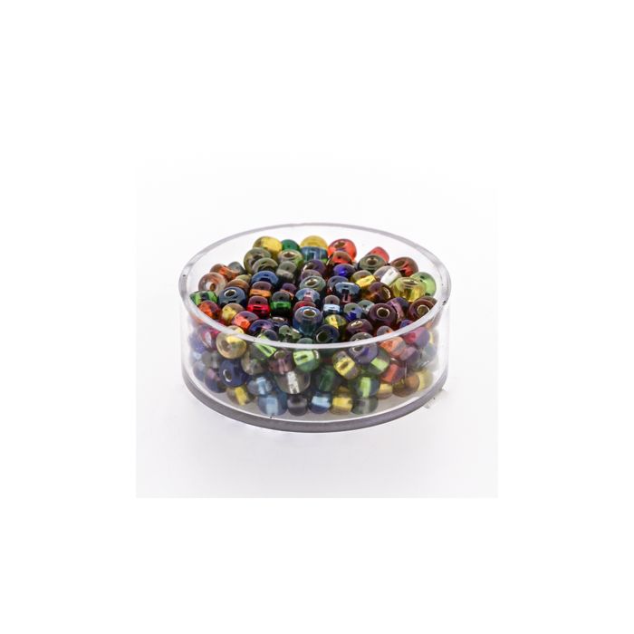 Rocailles Mix AB silbereinzug 4,5 mm 9591-054 4016490274285  