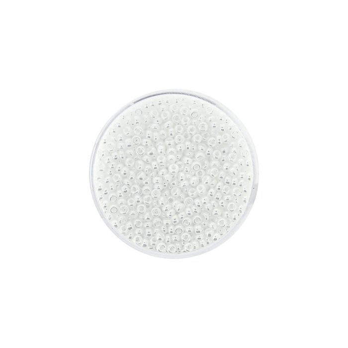 Japanische Miyuki Rocailles pearl white 2,2 mm 12 gr, Bild 2 von 3