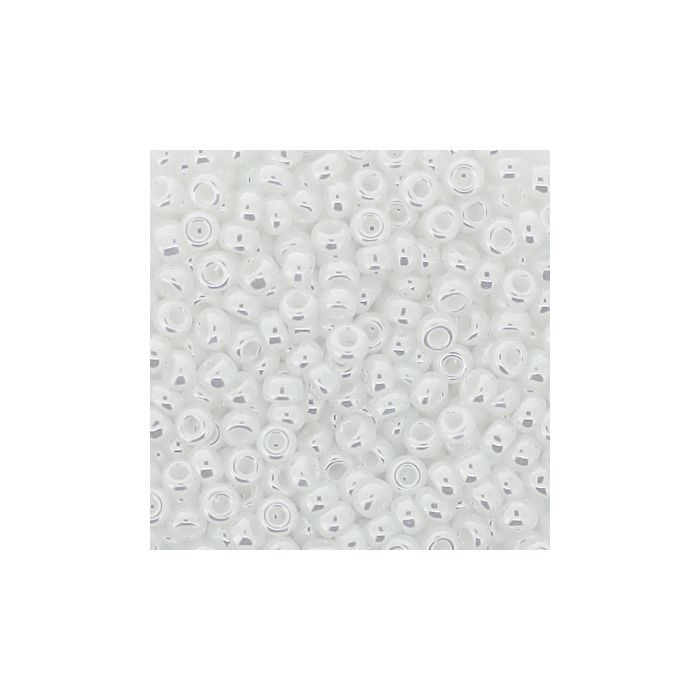Japanische Miyuki Rocailles pearl white 2,2 mm 12 gr, Bild 3 von 3