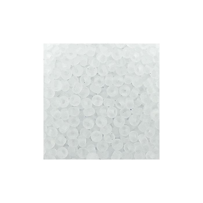 Japanische Miyuki Rocailles crystal matt 2,2 mm 12 gr