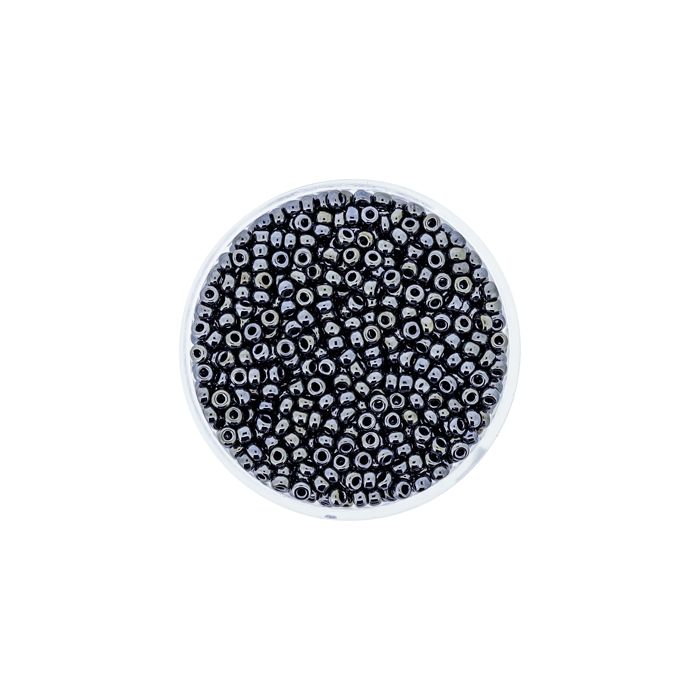 Jap. Miyukirocailles hematite 2,2 mm 12 gr, Bild 2 von 3