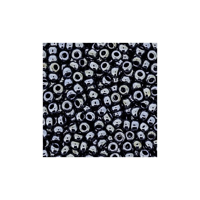 Jap. Miyukirocailles hematite 2,2 mm 12 gr, Bild 3 von 3