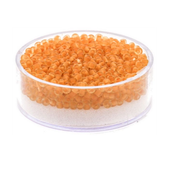 Jap. Miyukirocailles col.inside orange 2,2 mm 10 gr, Bild 1 von 3