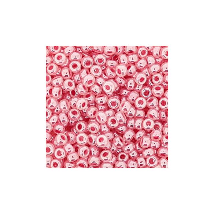 Japanische Miyuki Rocailles pearl pink 2,2 mm 12 gr, Bild 3 von 3