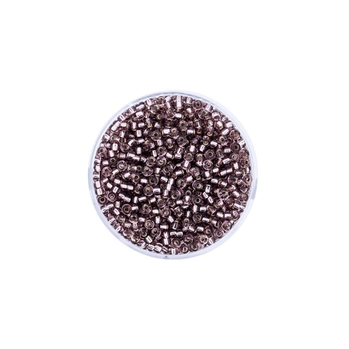 Japanische Miyuki Rocailles silverlined light amethyst 2,2 mm 12 gr, Bild 2 von 3