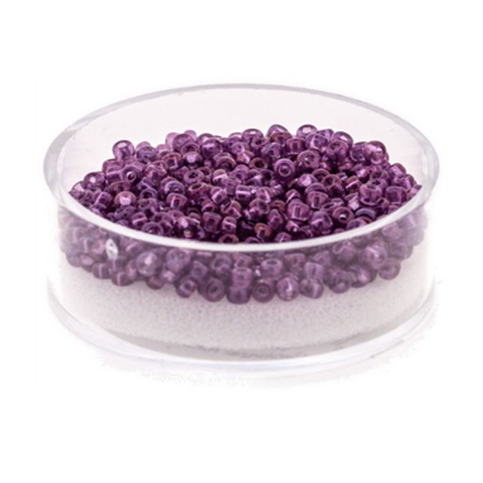 Jap. Miyukirocailles transp.luster violett 2,2 mm 6 gr, Bild 1 von 3