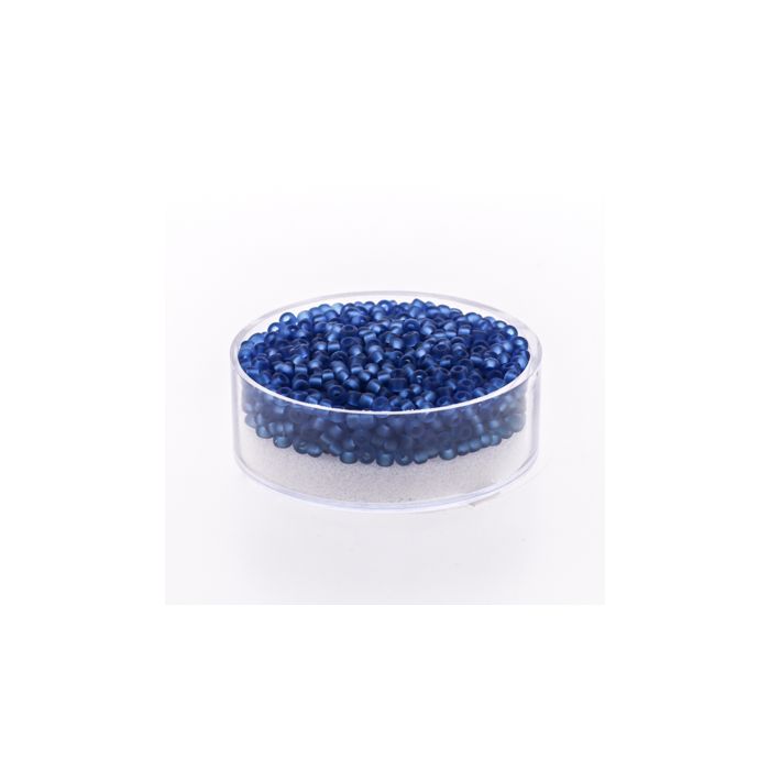 Jap. Miyukirocailles transp.matt capri blue 2,2 mm 12 gr 9660-474 4016490358596  