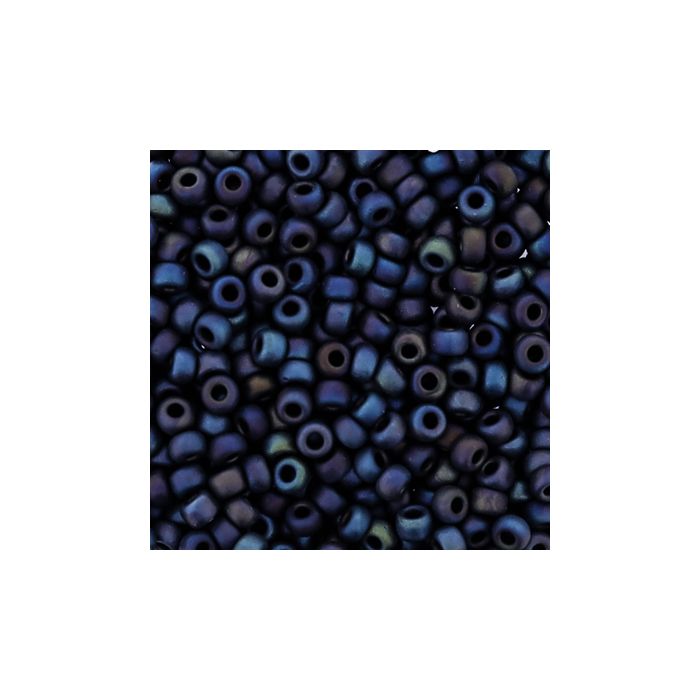 Japanische Miyuki Rocailles matt amethyst rainbow 2,2 mm 10 gr, Bild 3 von 3