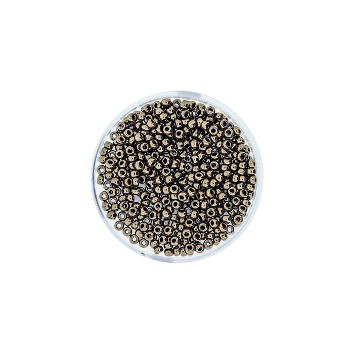 Japanische Miyuki Rocailles metallic nut 2,2 mm 5 gr, Bild 2 von 3
