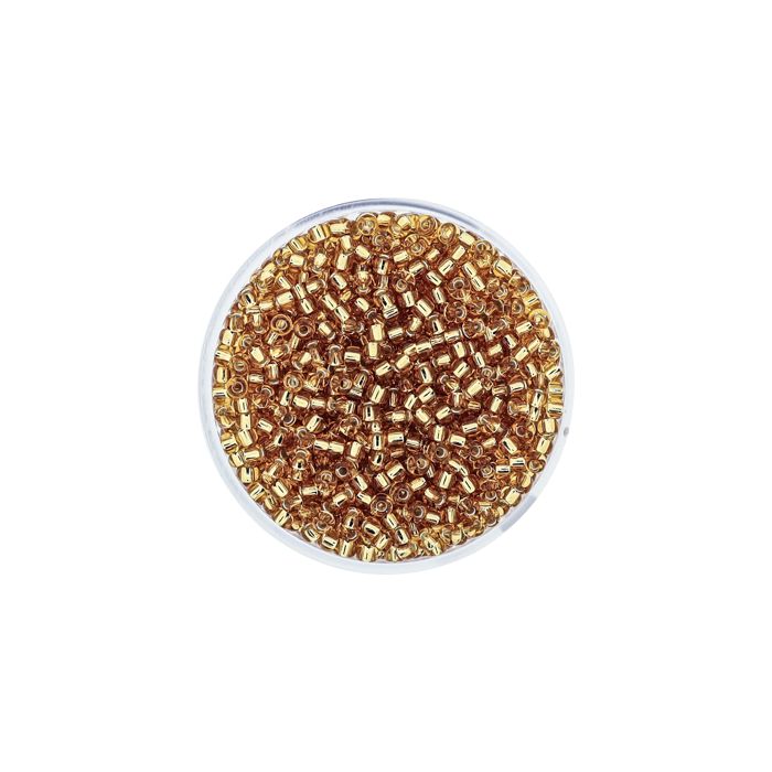 Japanische Miyuki Rocailles silverlined light colorado top 2,2 mm 12 gr, Bild 2 von 3