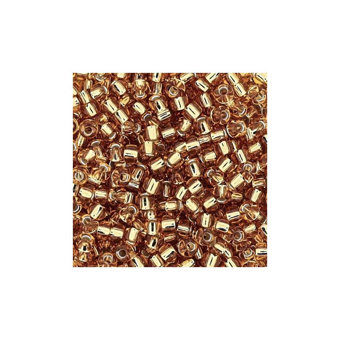 Japanische Miyuki Rocailles silverlined light colorado top 2,2 mm 12 gr, Bild 3 von 3