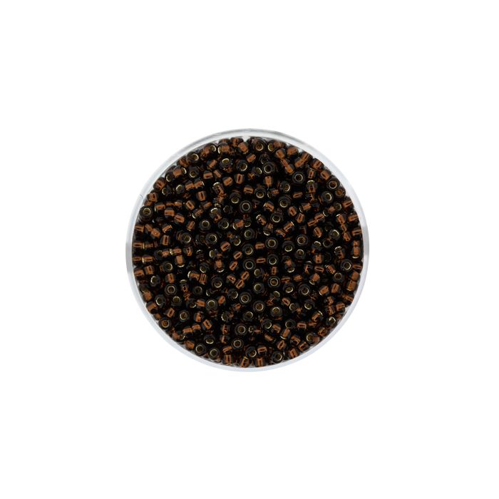 Jap. Miyukirocailles silverlined smoked topas 2,2 mm 12 gr 9660-734 4016490373209  