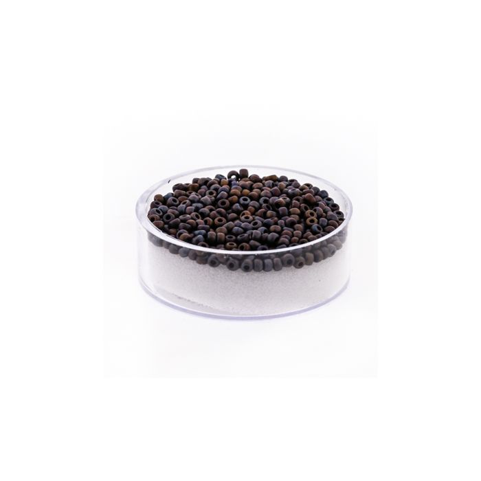Japanische Miyuki Rocailles brown irisierend 2,2 mm 4 gr